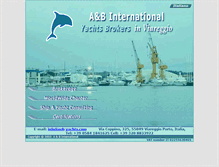 Tablet Screenshot of aeb-yachts.com